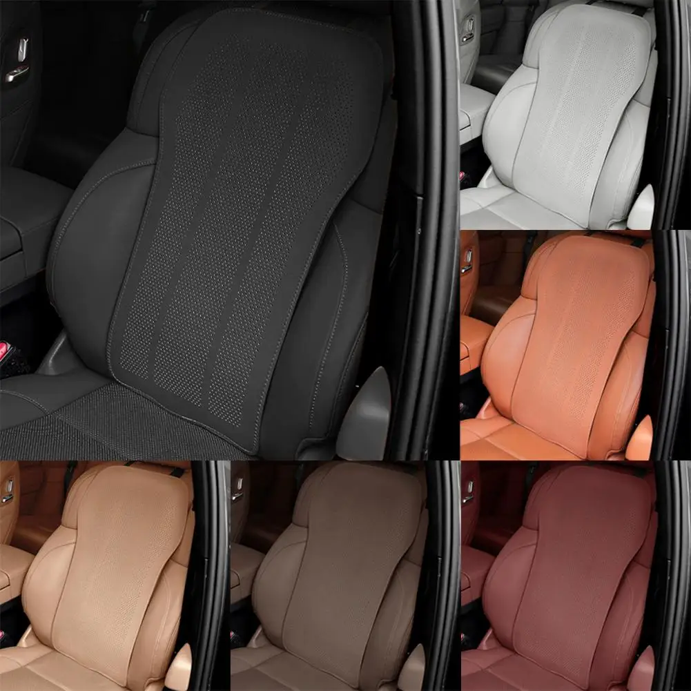 سيارة الساق دعم وسادة العالمي تنفس الجلود دعم حامي حماية الجبهة مسند الظهر وسادة مقعد J2J2 #6