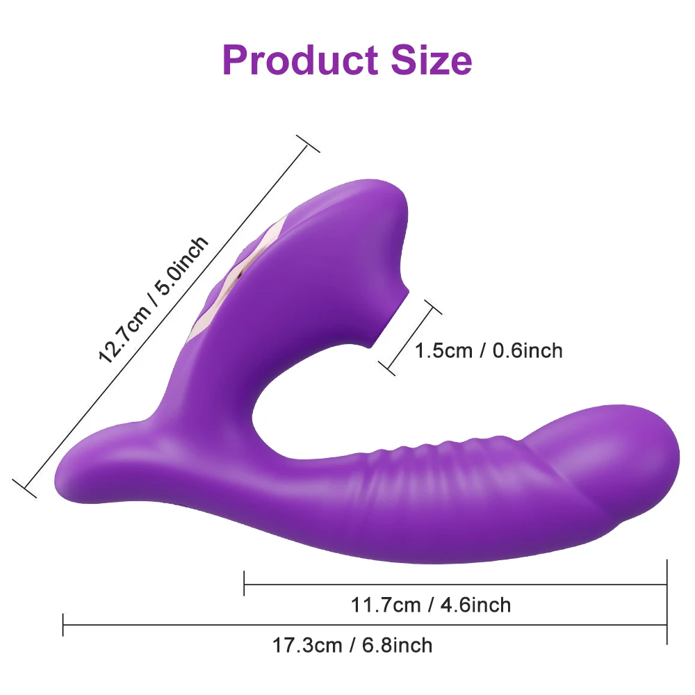 Krachtige Zuigende Vibrators Vrouwelijke Clit Sucker Clitoris Vacuümstimulator G-Spot Dildo Massager Volwassenen Goederen Seksspeeltjes Voor Vrouwen