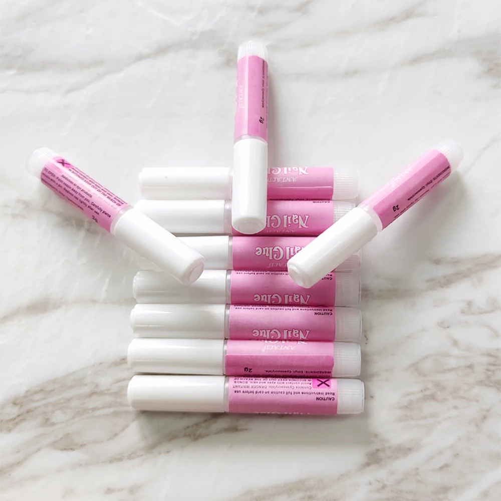 แห้งเร็ว 2g กาวเล็บอะคริลิคเคล็ดลับเล็บปลอม Sticky เจลวางอัญมณีเครื่องประดับตกแต่งเล็บกาวเล็บเครื่องมือ MT-10