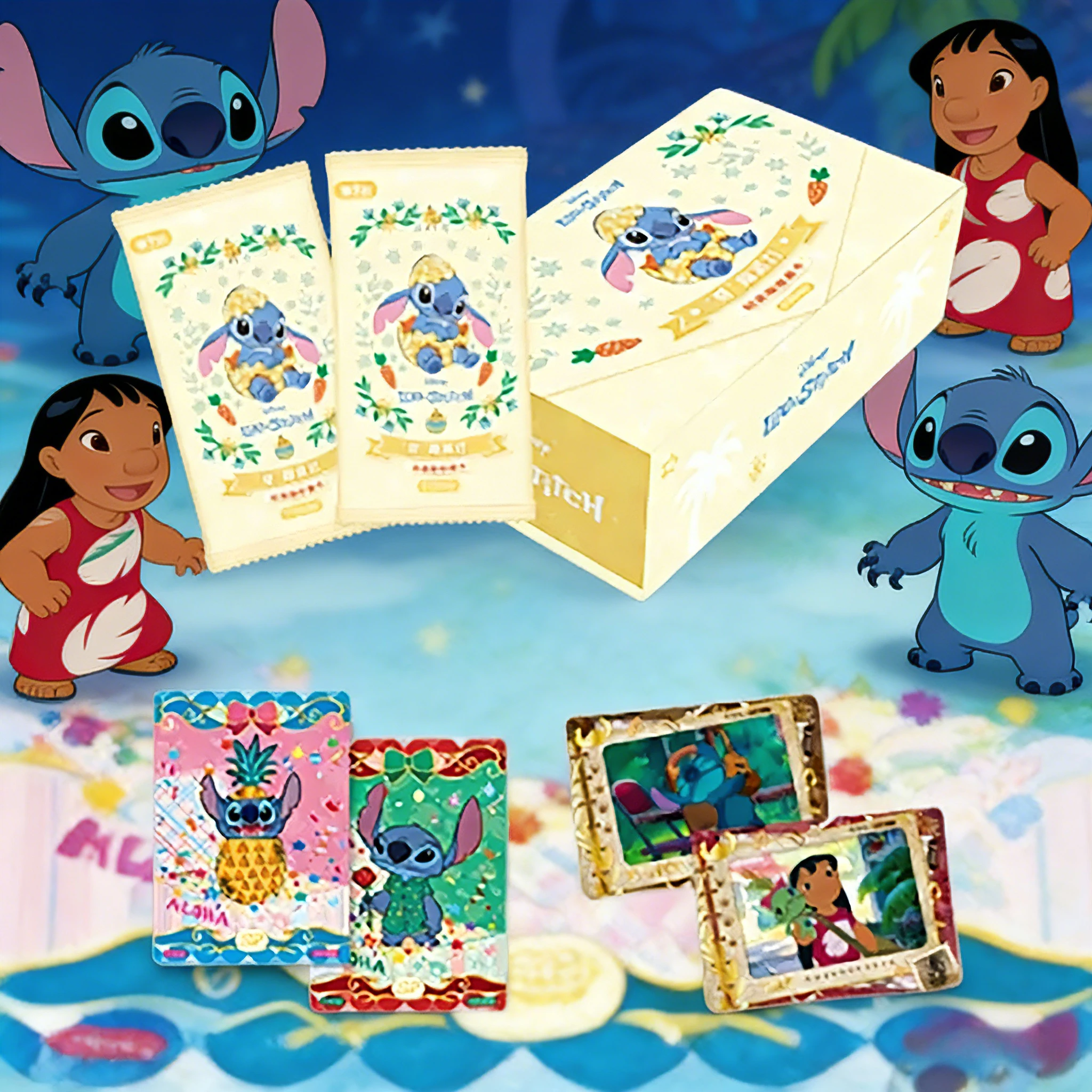 

Коллекционные карточки Disney Lilo & Stitch: Официальный набор карточек для вечеринок, аутентичные коллекционные карточки Стич и Лило, подарок для коллекционеров