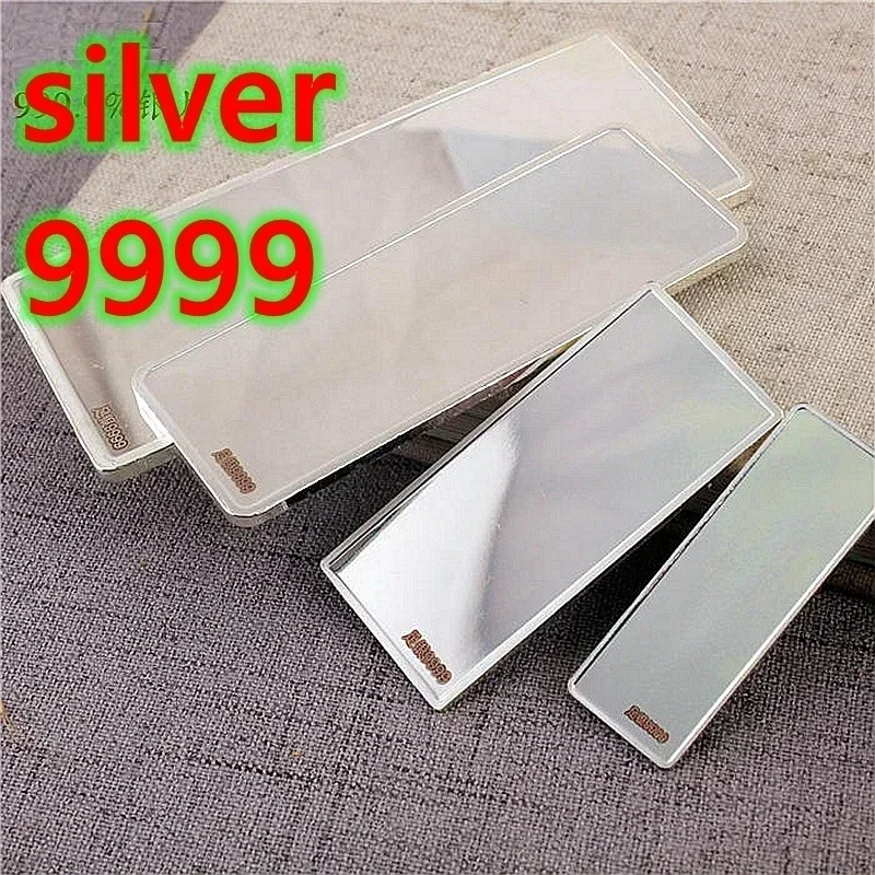 high Pure silver ingot block Silver strip rectangle shape 5g-100g each piece