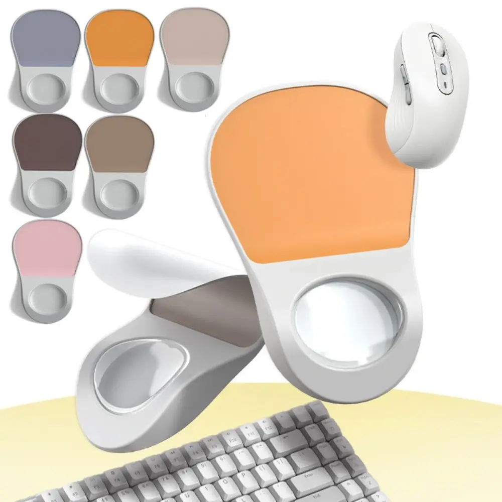 Smooth Surface Ergonomic Mouse Pad Comfortable Non-Slip Mouse Pad with Wrist Rest Wear-resistant Easy Clean Keyboard Hand Rest