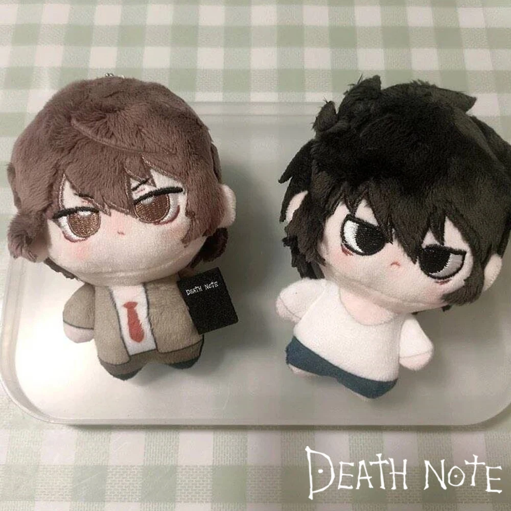 Anime Death Note Yagami Light L·Lawliet Cosplay muñeca muñecos de peluche peluches suaves decoración de la habitación de Halloween Prop