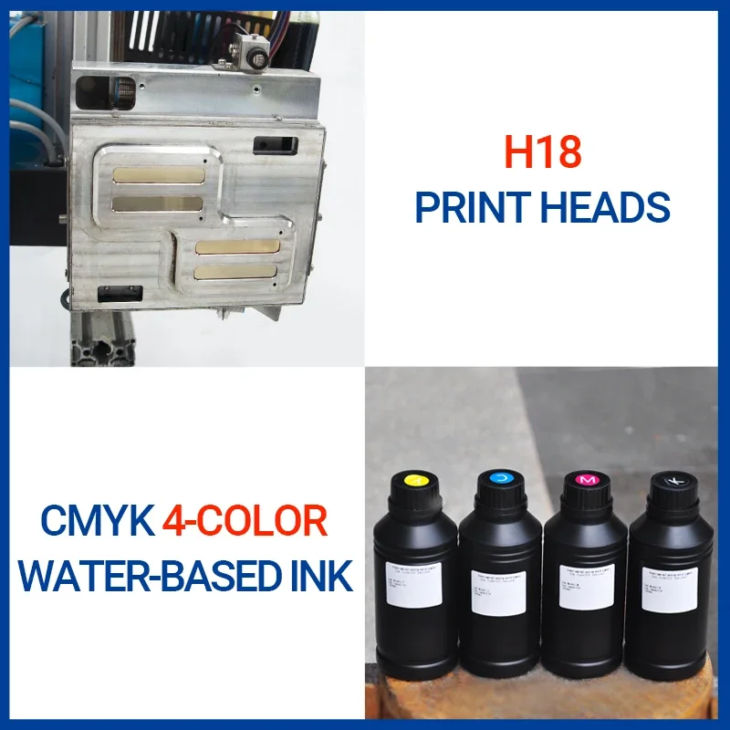 TH-GW128T آلة طلاء الشارات الجدارية والأرضية مخصصة بلاط السيراميك الزجاجي قماش واسعة التنسيق طابعة نافثة للحبر