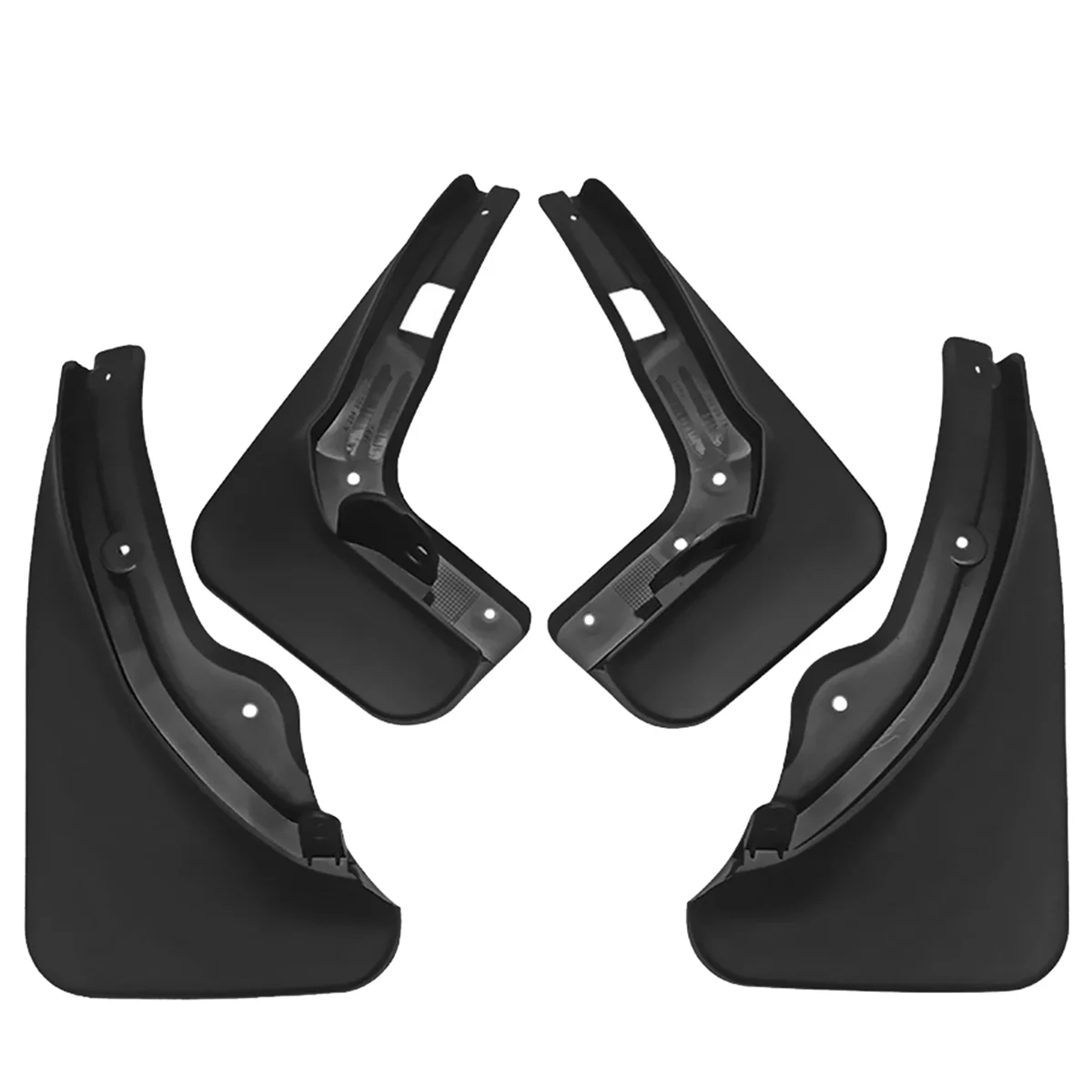 4PCS Car Mudguard Mud Flaps Splash Mud Guard for W204 C-Cl  2007-2010 C180 C200 C300