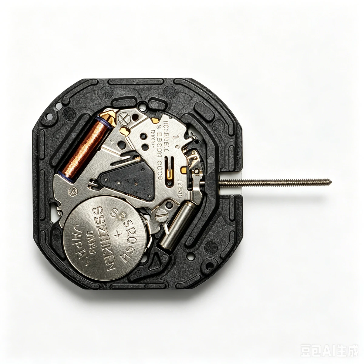 VX43 Movement VX43e Movement Japan Watch Movement VX43e-3 With Day-Date Display Japan Movement China And English view 2