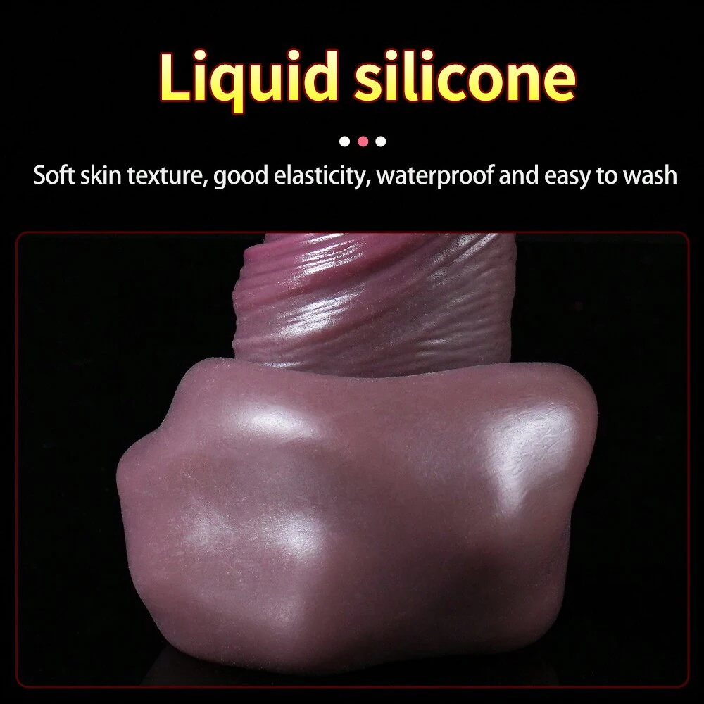 Realistic Reusable Silicone Penis Sleeve for Men