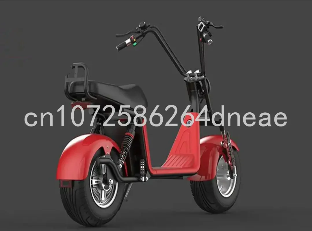 2000W Electric Motorcycle 60V12AH Lithium Battery Citycoco with 9.5 Inches Tire