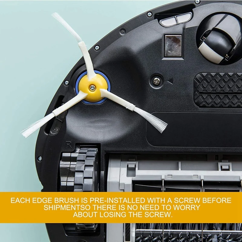 Комплект деталей для Irobot Roomba, 8 шт., боковая щетка для Irobot Roomba серии 800, 860, 865, 866, 870, 871, 880, 885, 886, 890, 900, 960, 966, 980