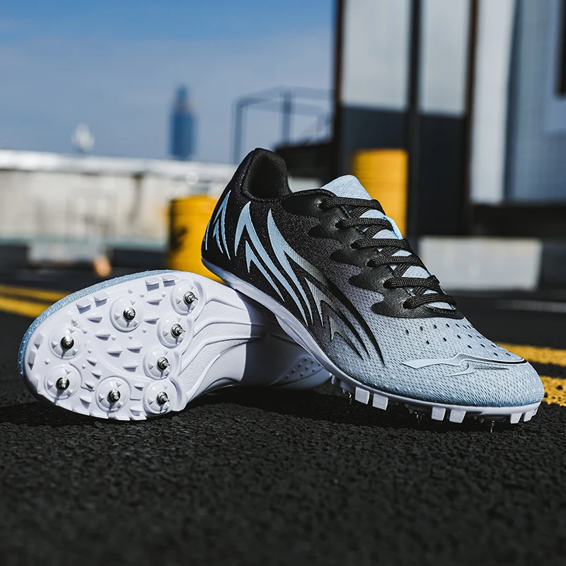 

Lightweight Track Spikes Shoes for Men Women Breathable Running Shoes Teenagers Training Competition