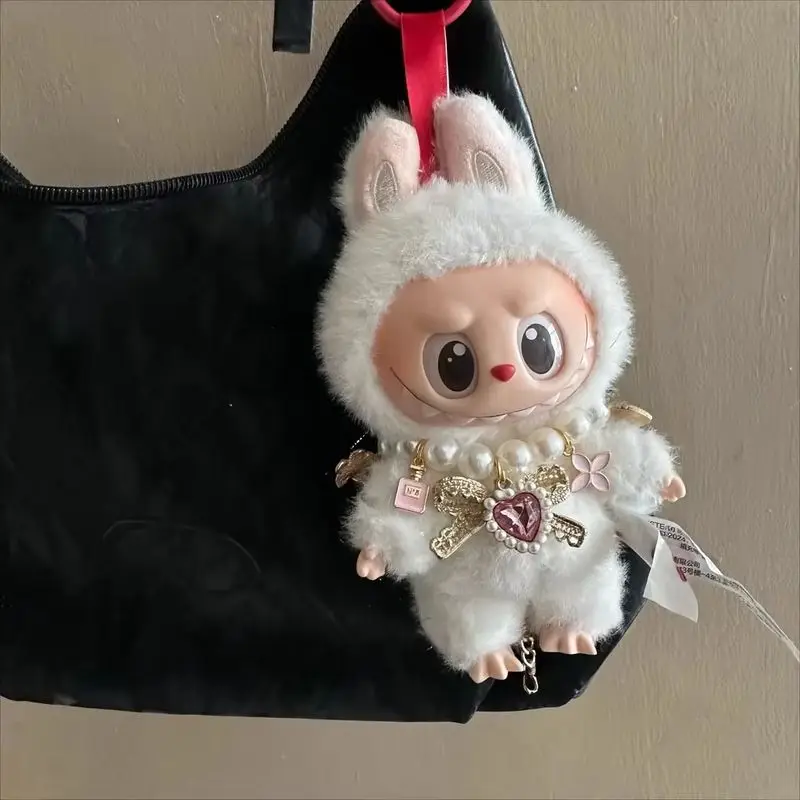 

Кукла Labubu, стильное тематическое ожерелье, аксессуары, роскошный продвинутый дизайнер одежды для 1715 см, бренд labubu старшего дизайнера