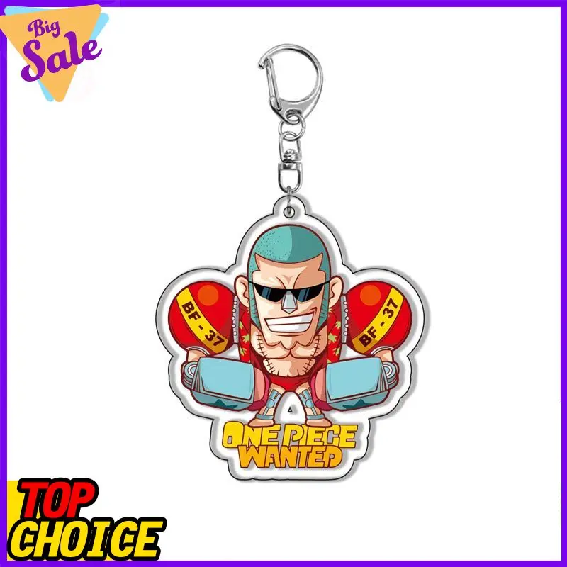 قطعة واحدة لوفي زورو سلسلة مفاتيح مصنوعة من الأكريليك أنيمي المفاتيح اكسسوارات المفاتيح المخصصة لمحبي هدية للرجال النساء بنين بنات تأثيري #5