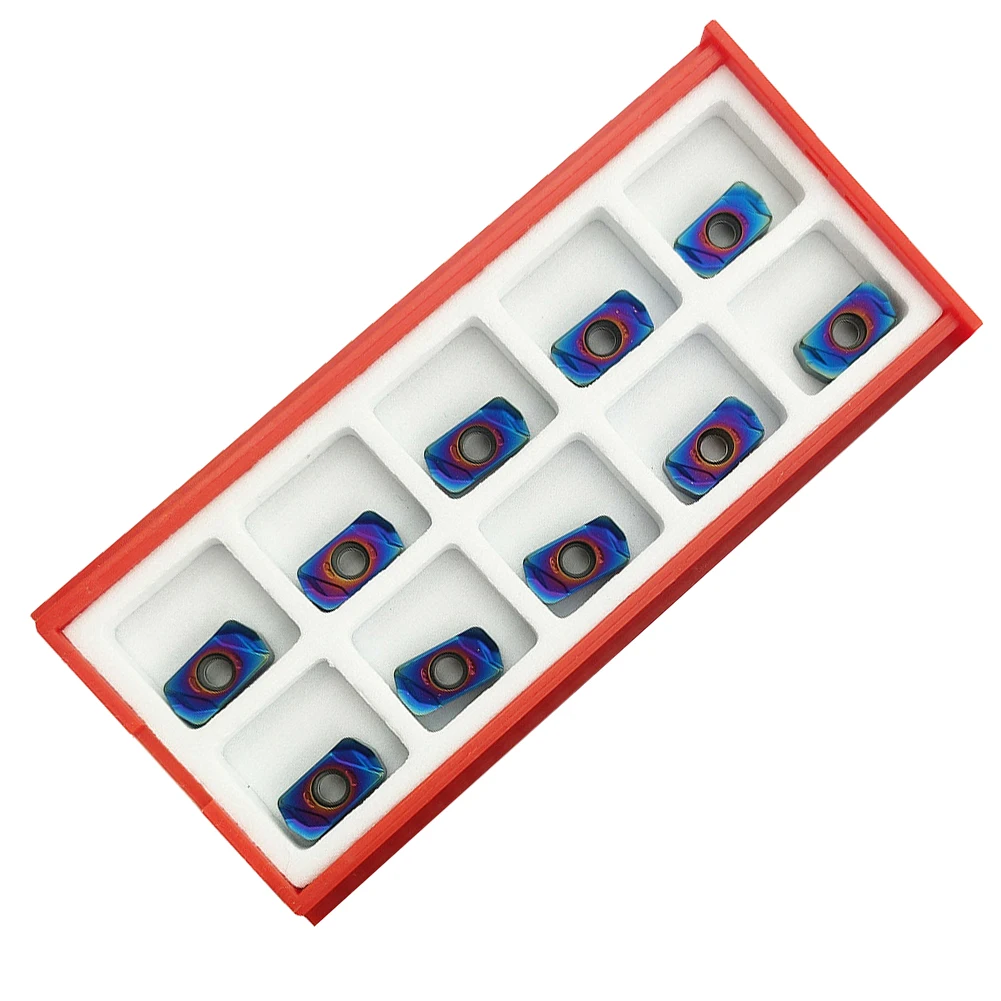 

10 шт. LNMU0303 ZER-MJ ZM1135 карбидные фрезерные Вставки быстрой подачи для EXN03R Multi-tool Professional Tools Tool Accessories