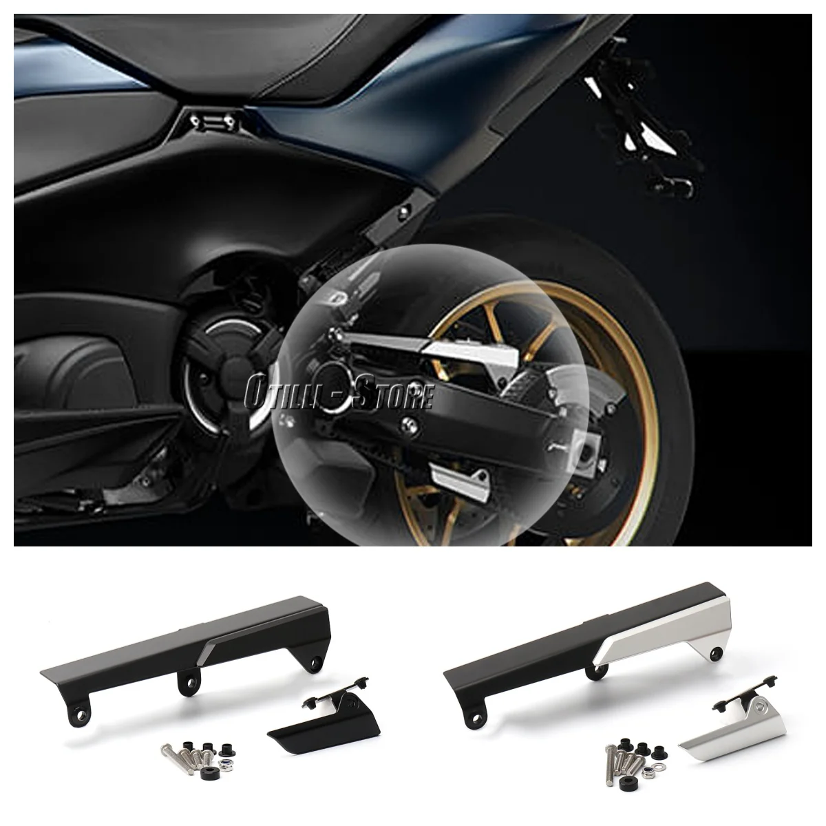 

For YAMAHA T-MAX 560 Tech Max TMAX 560 T-MAX560 TMAX560 2022 2023 New Motorcycle Accessories Belt Guard Cover Protector
