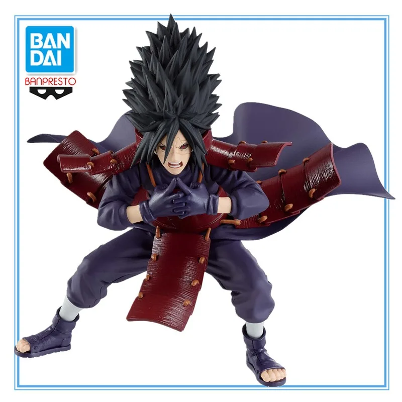 

В наличии оригинальные BANDAI Banpresto вибрационные звезды НАРУТО Учиха Мадара ПВХ аниме фигурки фигурку модель коллекционные игрушки подарки