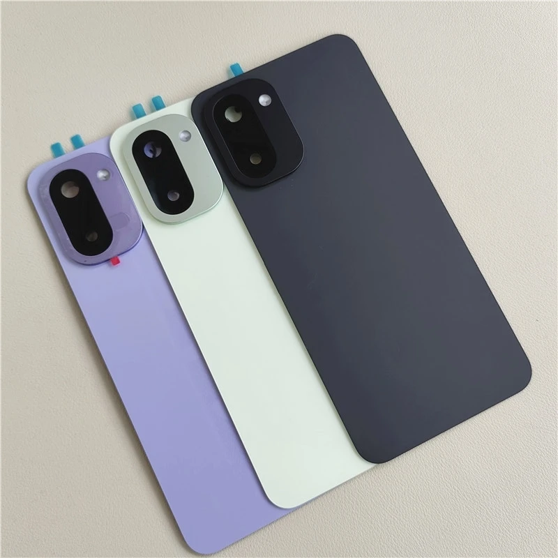 Back Glass Battery Cover For Oneplus 15R / Ace 6T CPH2769 CPH2767 Rear Door Housing Case With Camera Lens