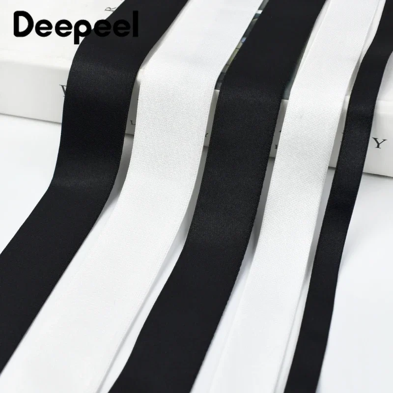 10M 10-50mm Nylon Flat Elastic Band Underwear Waist Rubber Bands Sewing Elastics Tape Clothes Bikini