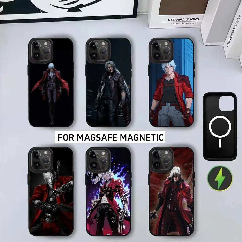 

Game t-theme D-Dante D-Devil Phone Case For iPhone17,16,15,14,13,12,11 Plus,Pro Magnetic with Magsafe Wireless Charging