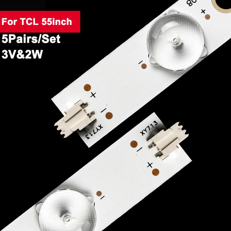 ApplicableTCL 55inch TV light stripRF-BS500E32-0701L/R-06LCD TV backlight strip