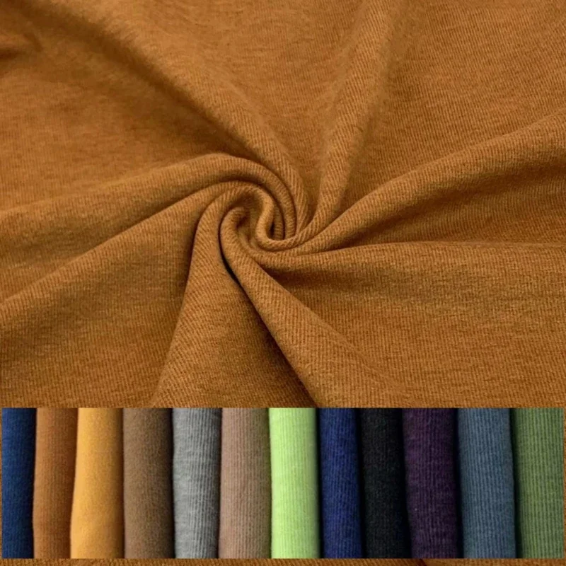 

Тонкая двусторонняя трикотажная осенне-зимняя одежда, ткань из искусственного шелка, эластичная оптовая продажа, ткань на метр для шитья своими руками