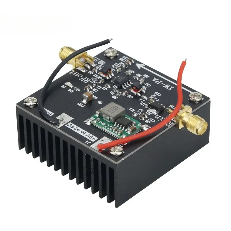 

New 1W-PA RF Power Amplifier 10M-2000MHz 1W HF FM VHF UHF Amplifier FM Transmit Broadband RF Power Amp