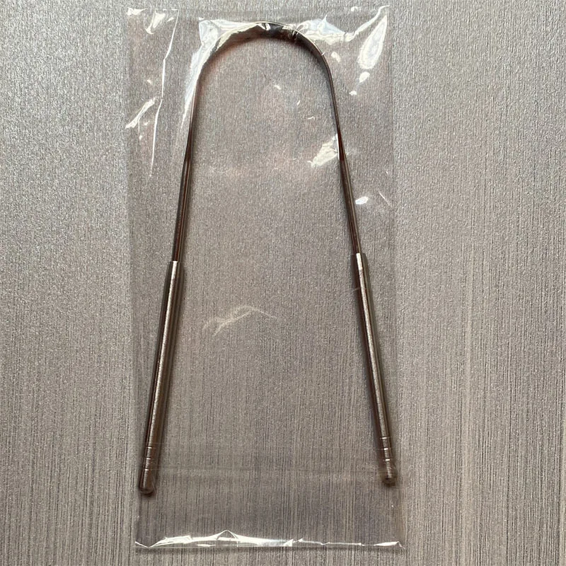 1 قطعة الفولاذ المقاوم للصدأ U-شكل اللسان مكشطة طلاء اللسان الأنظف التنفس الطازجة الفم لإزالة رائحة الفم الكريهة فرشاة اللسان لوحة