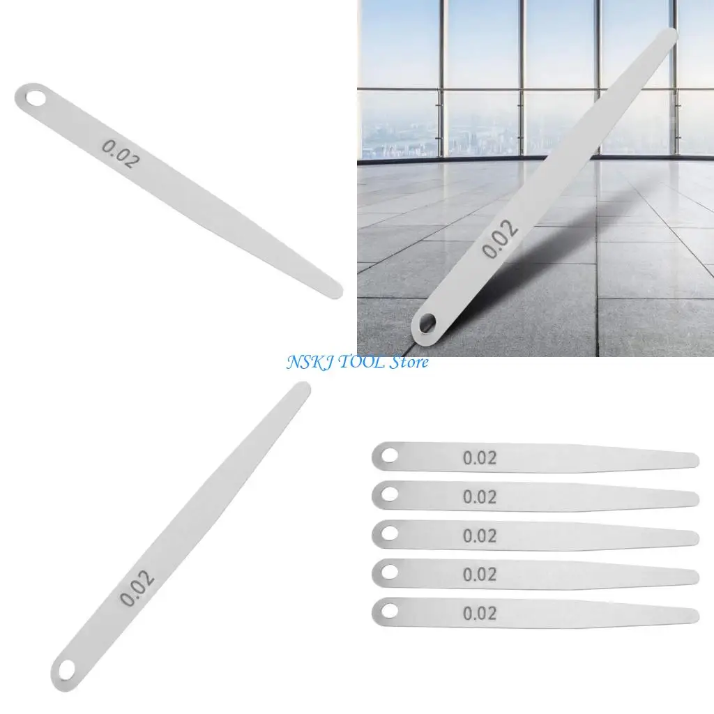 

L8RC Feeler-Gauge Metric-Size 0.02mm Thickness Gauge-Set Valves Foliage-of Spark-Plug For Measurement Piston 5 Pack