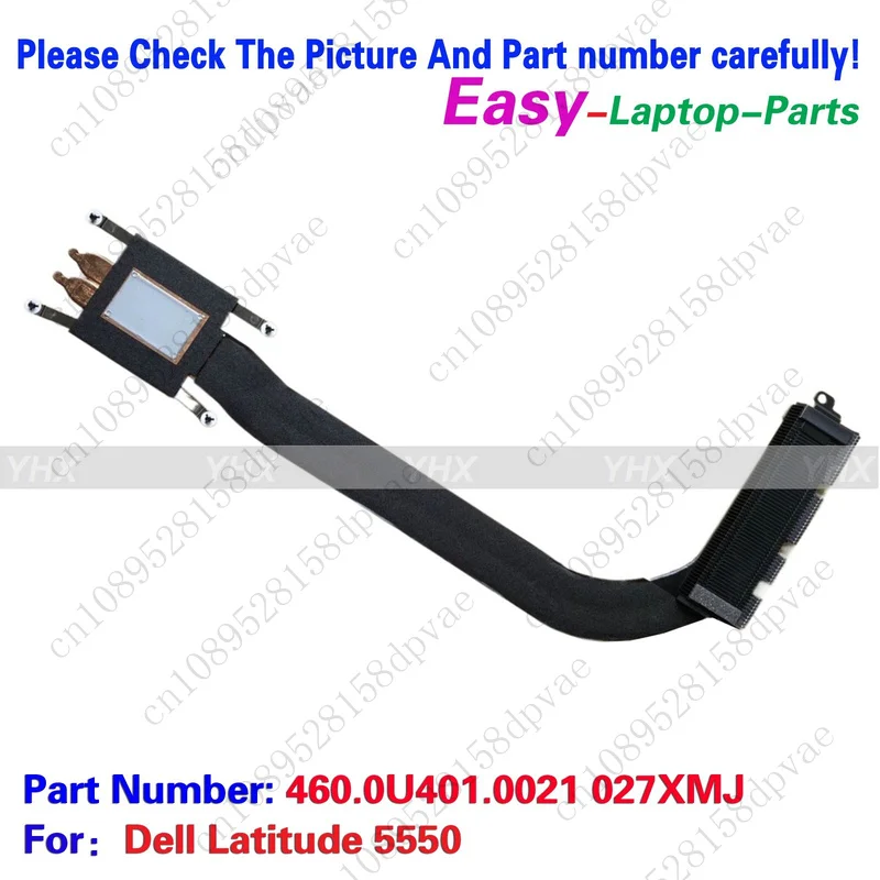 GYX New For Dell Latitude 5550 COOLING HEATSINK 460.0U401.0021 027XMJ