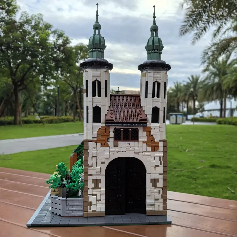 MOC-124447 architekto nische Versammlung der Kirchen bausteine gesetzt