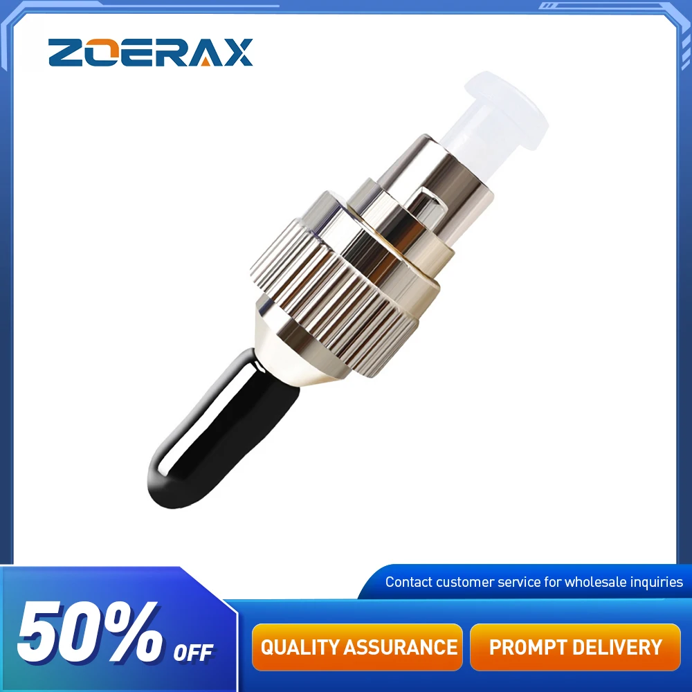 Переходник ZOERAX FC «папа» на «мама» UPC Simplex Fiber Connector — FTTH Red Light Pen OTDR, совместимый измеритель оптической мощности