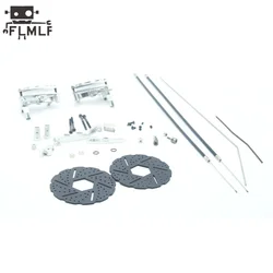 Rc Car Front Cable Brake System Wire Brake Kit for 1/5 HPI ROFUN ROVAN Kingmotor BAJA 5B 5T 5SC TRUCK PARTS