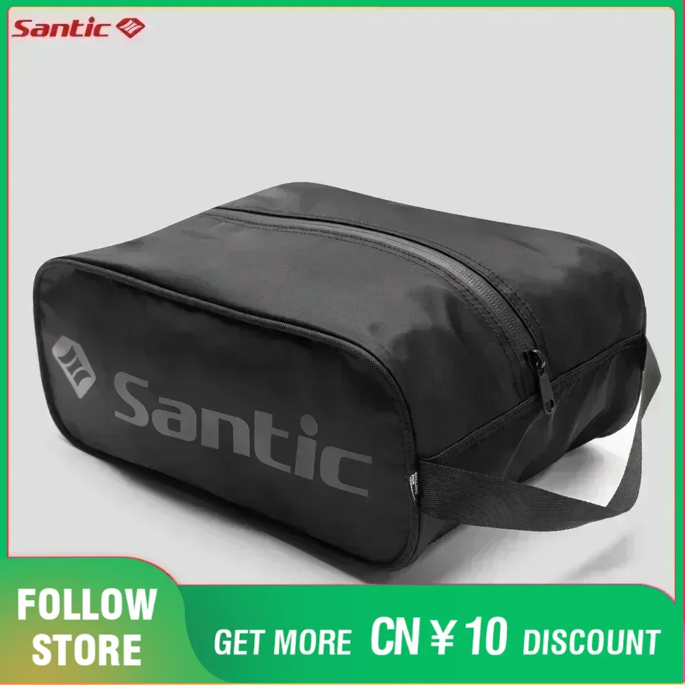 Santic Cycling Shoes Storage Bag Portable Outdoor Hiking Running Gym Sports Basketball Football Dance Sneakers Storage Bag