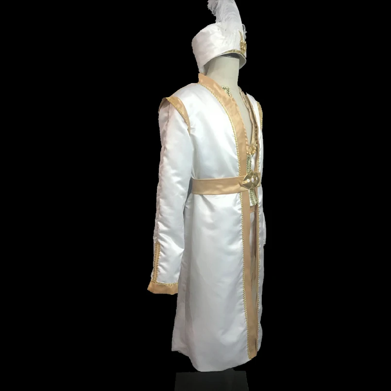 Movie Magical Lamp Cosplay Costume Leading Man Prince Clothing With Hat Fancy Halloween Party Costume