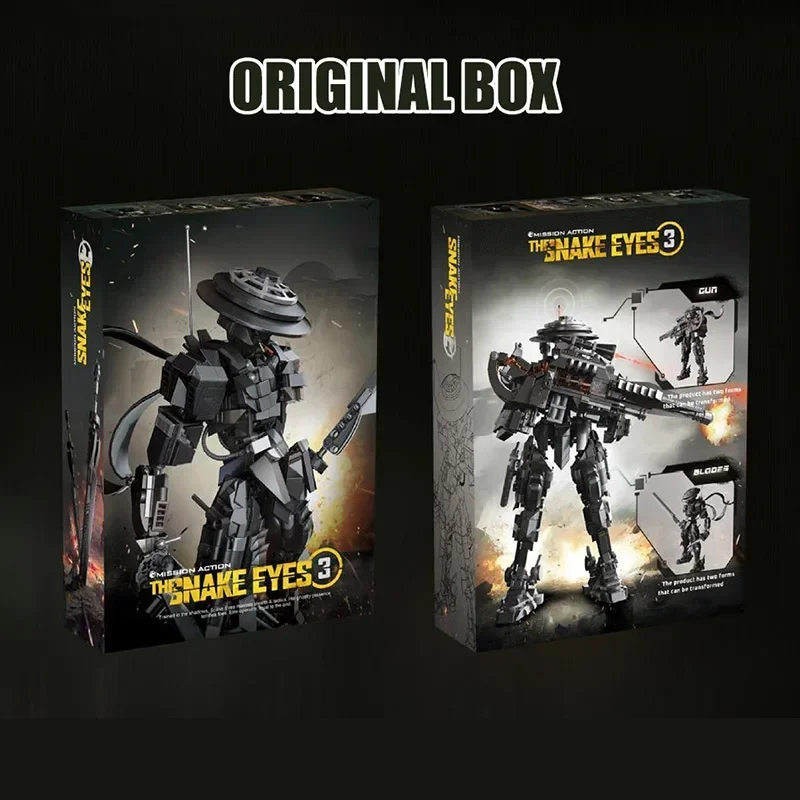 Criativo 1053 pçs mech ninja guerreiro modelo blocos de construção tijolos kits moc swat mecha soldado brinquedos para crianças adultos meninos presentes