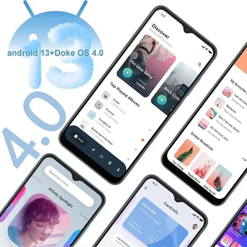 Blackview A52 Pro [بدون شاحن الاتحاد الأوروبي] هاتف ذكي 8 جيجابايت (4+4) 128 جيجابايت بشاشة 6.5 بوصة HD + شاشة 5180 مللي أمبير في الساعة 13 ميجابكسل 4G Android 13 ثنائي الشريحة