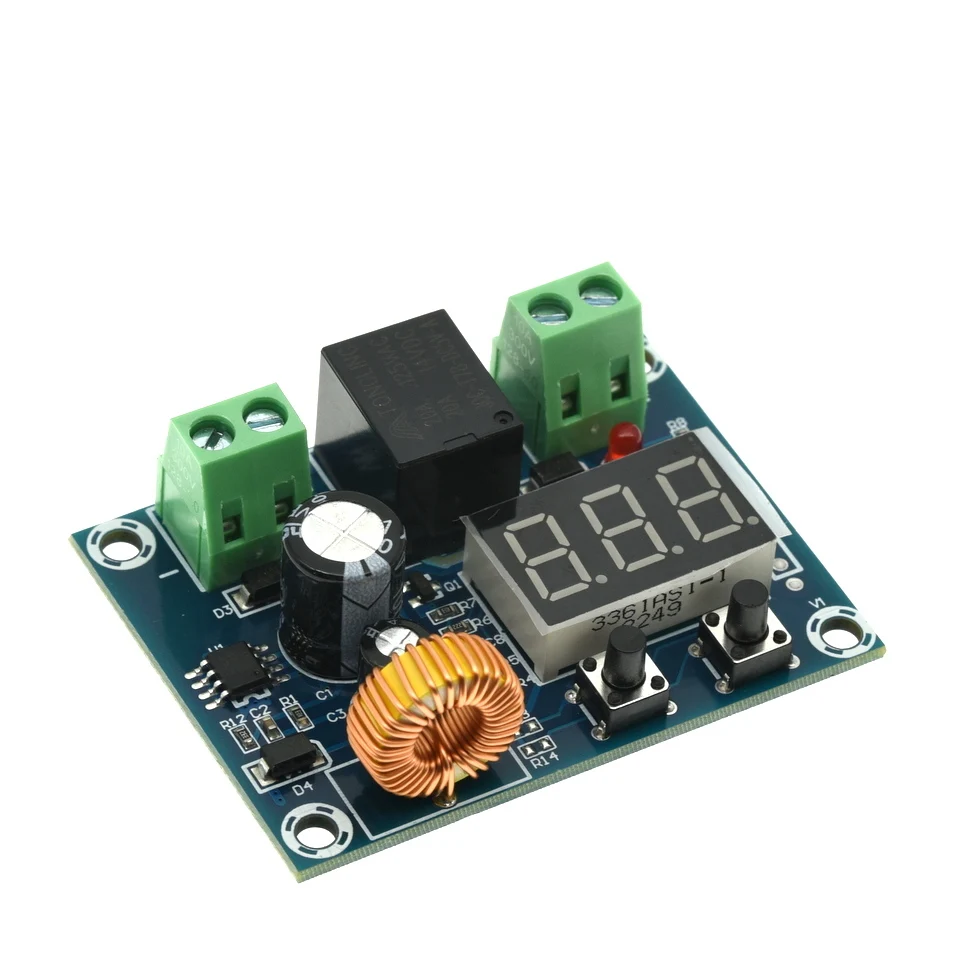 XH-M609 Low Voltage Disconnect Switch Cut Off 12V 24V 36V Digital LED Display Over-Discharge Protect for 12-36V Lithium Battery