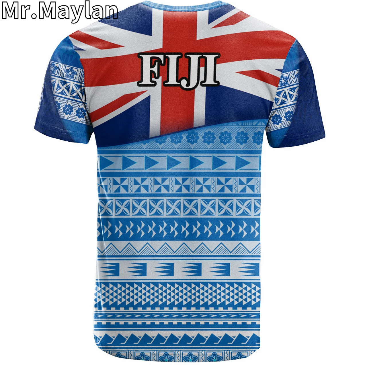 Personalised 3D Fiji Polynesian Hawaii T-Shirt Tapa Fijian Seamless Tribal Pattern Tshirt Men Women Streetwear Unisex Tee Tops