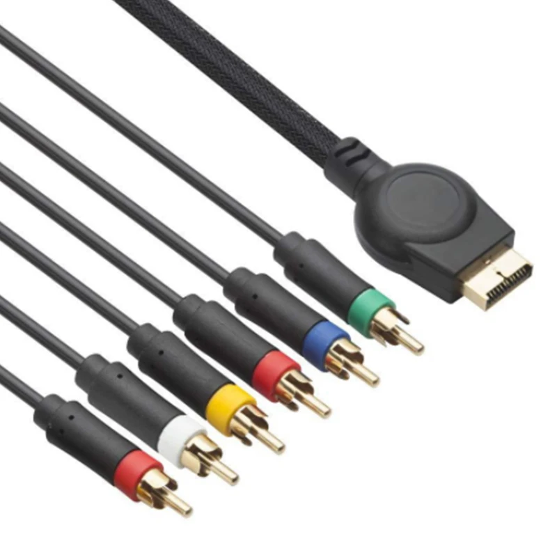 Suitable for PS2/PS3 Component Cable 1.8M Suitable for PS 2/3 High Resolution Game Cable Accessories