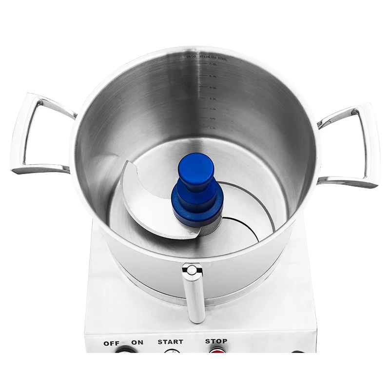 LR-QS-806 آلة تقطيع الخضراوات التجارية المروحية وعاء الغذاء الصف مطعم فندق الاستخدام-لثوم الفول السوداني الفول السوداني