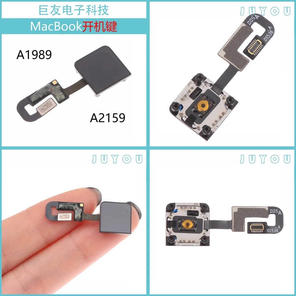 

Replacement Power Button with Fingerprint ID for MacBook Pro 13 inch A1989 A2159 821-01536-A Laptop Keyboard Part Compatible