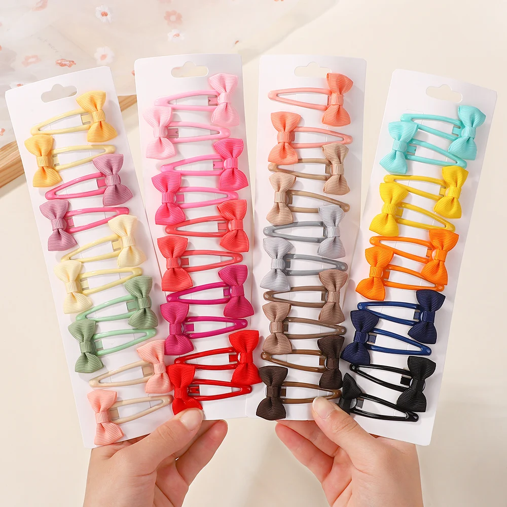 

10/20Pcs Candy Color Hair Clip Set Kids Girl Fashion Butterfly Bangs Clips Hair Pins Baby Cute Barrette Headdress Accessories