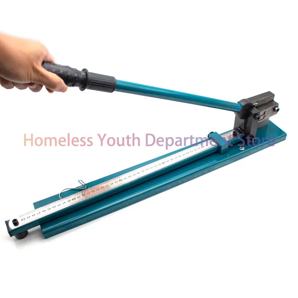 DC-35 دليل DIN قاطع السكك الحديدية فتحة مزدوجة الصلب والألومنيوم آلة قطع السكك الحديدية مع تحديد المواقع دبوس ومسطرة التخرج #3