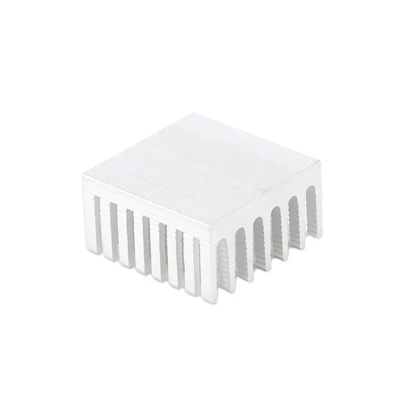 Disipador de calor de aluminio para refrigeración de chips, radiador de 28x28x15mm, 28x28x15mm, 10 o 1 piezas