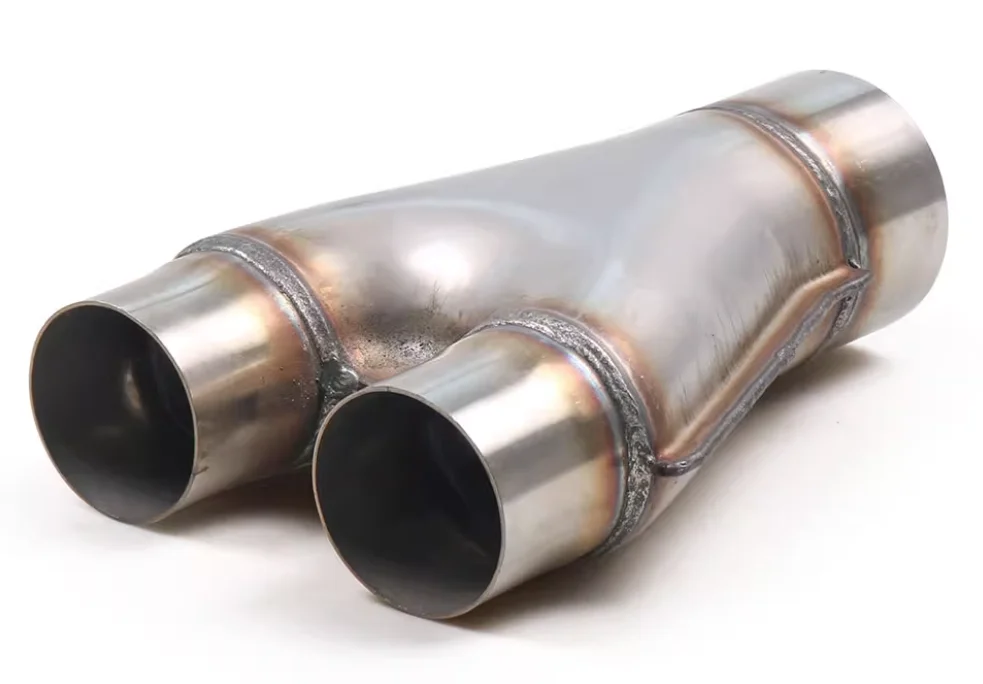 2 2.25 2.5 2.75inch 3inch Stainless Steel Exhaust Y-Tube Adapter 3Way Tube