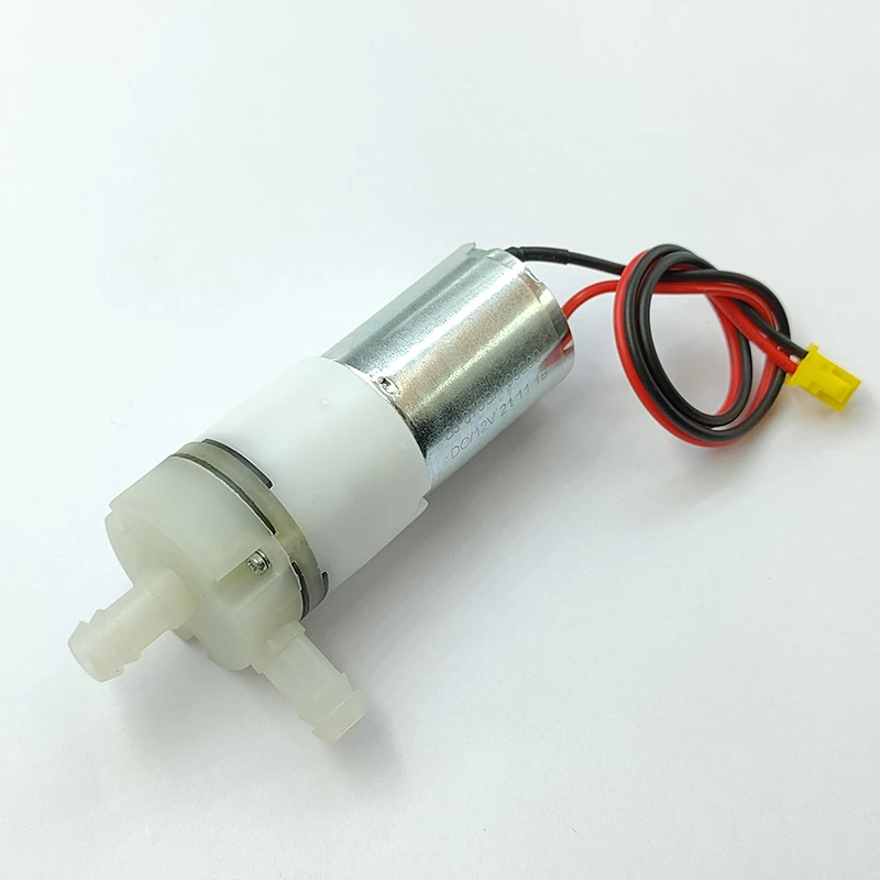 DC 12V 750mL/min Small Mini 370 Motor Diaphragm Pump Self-priming Suction Water Pump for Dispenser Machine Tea Table Pumping