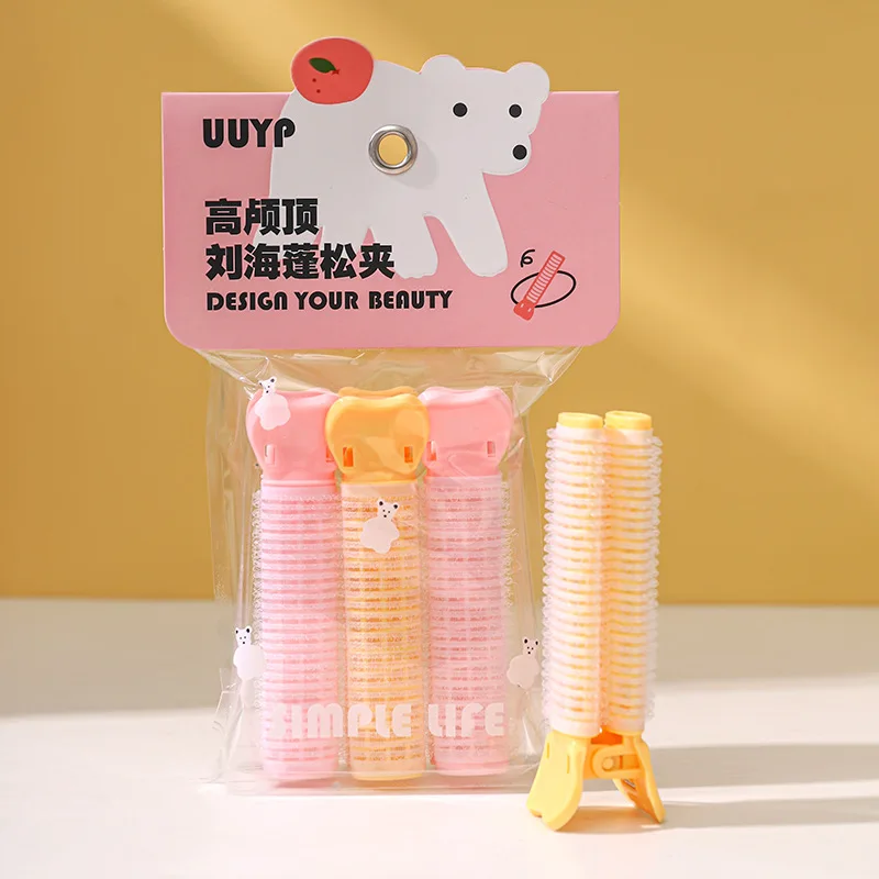 

5 Styles Fluffy Hairpins Curling Bangs Clips Hair Roots Volumizing Hair Clips Women Curling Fixed Shape Clips Volume Hair Roller