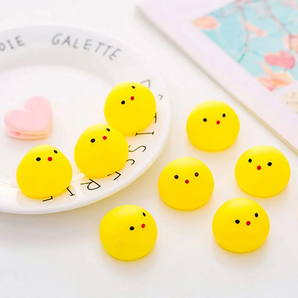 

Funny Novelty Stretchable Fidget Toys Antistress Decompression Toy Antistress Toys Yellow Chick Squeeze Toy Squish Toys