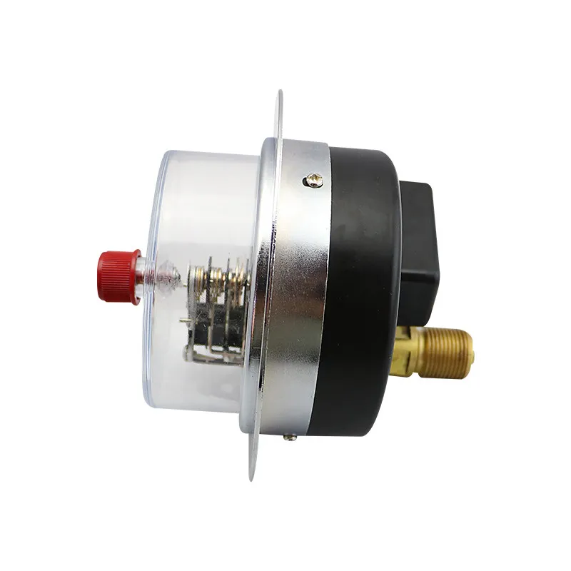 Axial edge electric contact pressure gauge YXC100ZT contact 30VA oil pressure