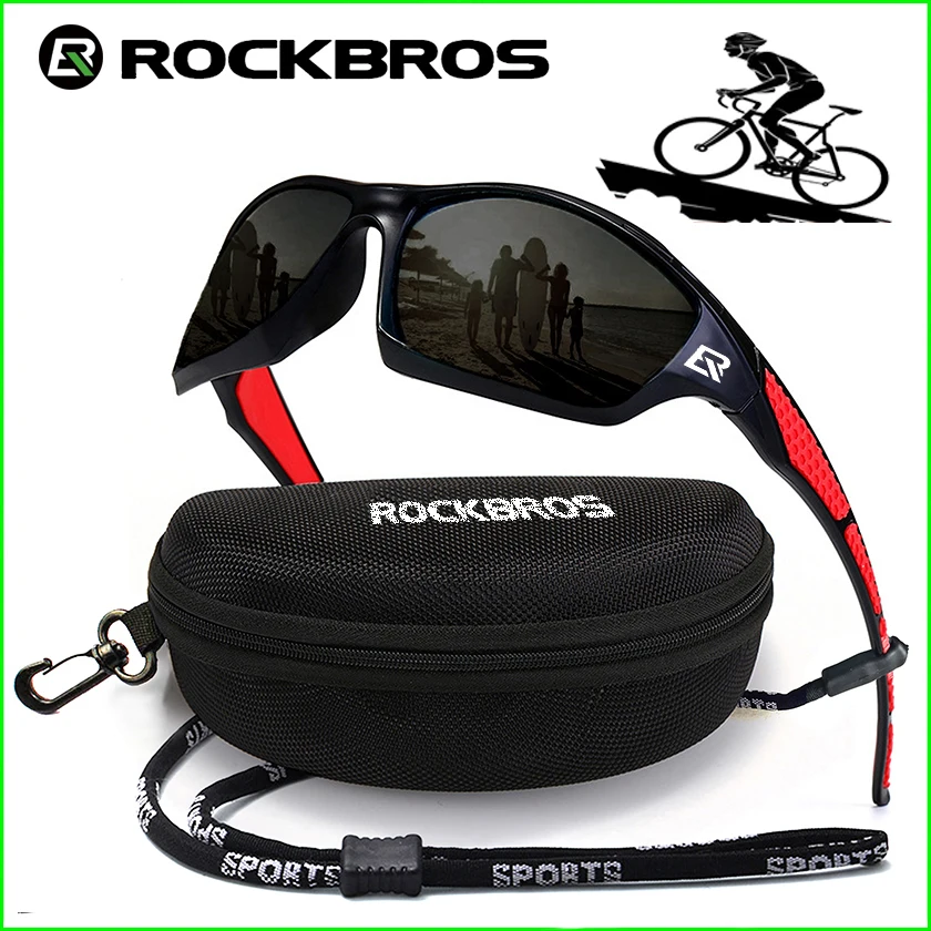 ROCKBROS Racing Bike Sunglasses Men Women Large Lenses Bicycle Glasses UV400 Protection Eyewear Cycling Goggles Outdoor Sport