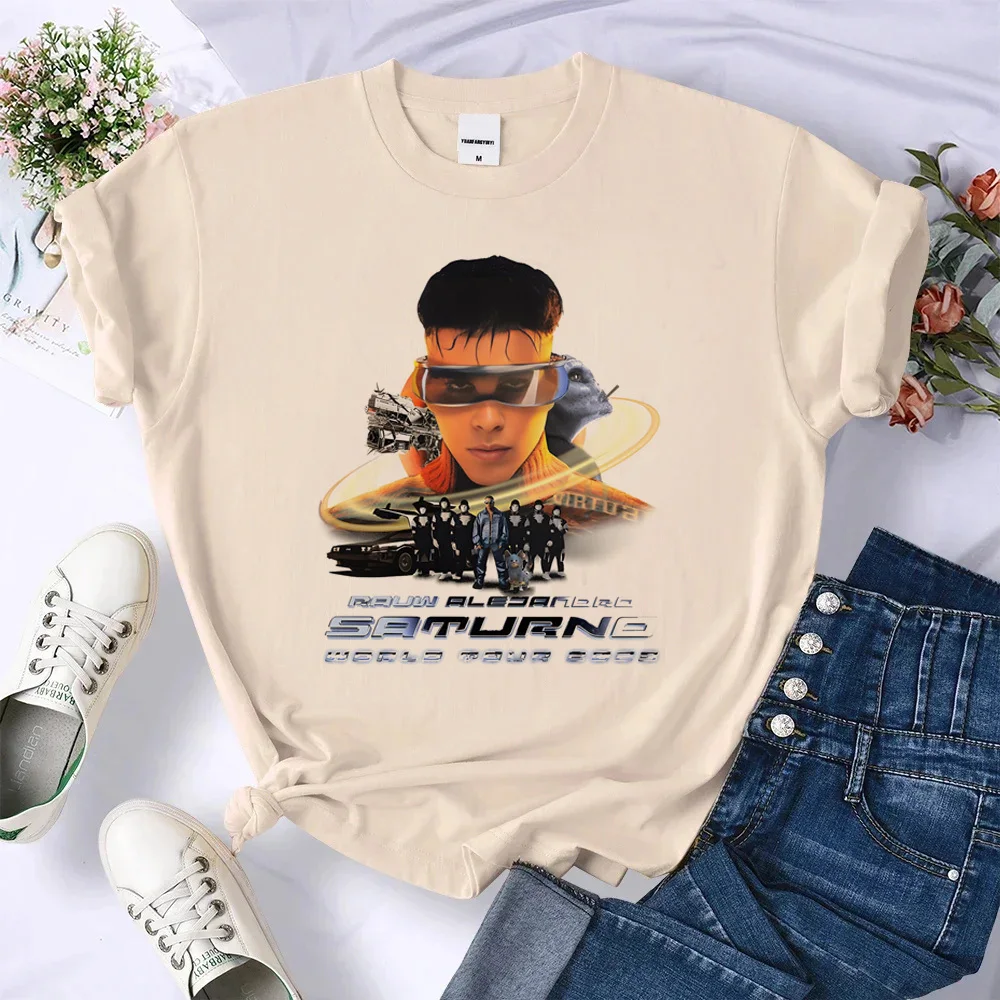 قميص Rauw Alejandro للفتيات من جامعة Pop Culture 80s 2000s قميص جرافيك عصري جرافيك kawaii جرافيك كلاسيكي ملابس الشارع #2